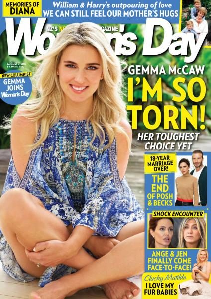 Woman’s Day New Zealand — August 7, 2017