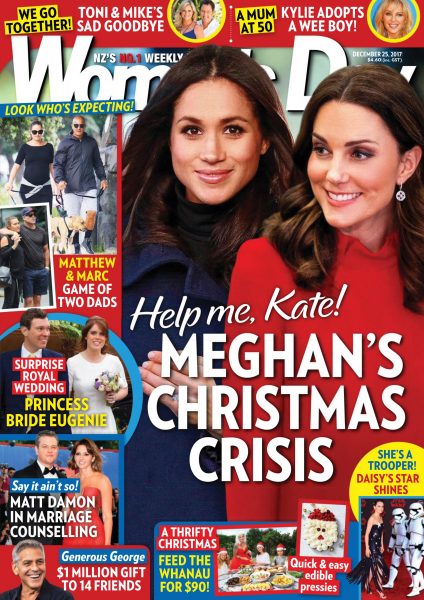 Woman’s Day New Zealand — December 25, 2017