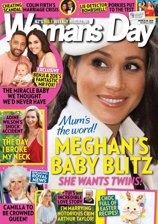 Woman’s Day New Zealand – March 26, 2018